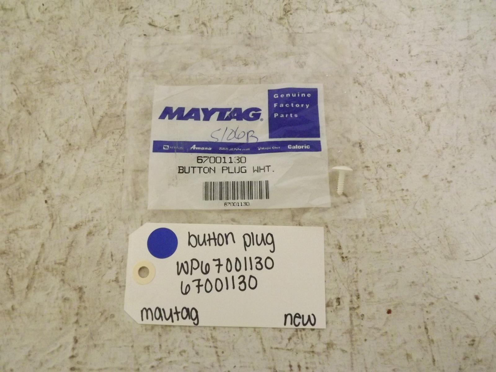 Maytag Refrigerator WP67001130 67001130 Button Plug New