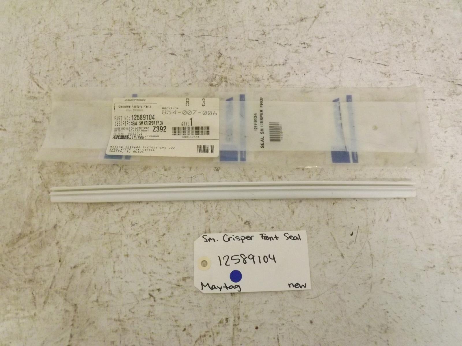 Maytag Refrigerator 12589104 Small Crisper Front Seal New