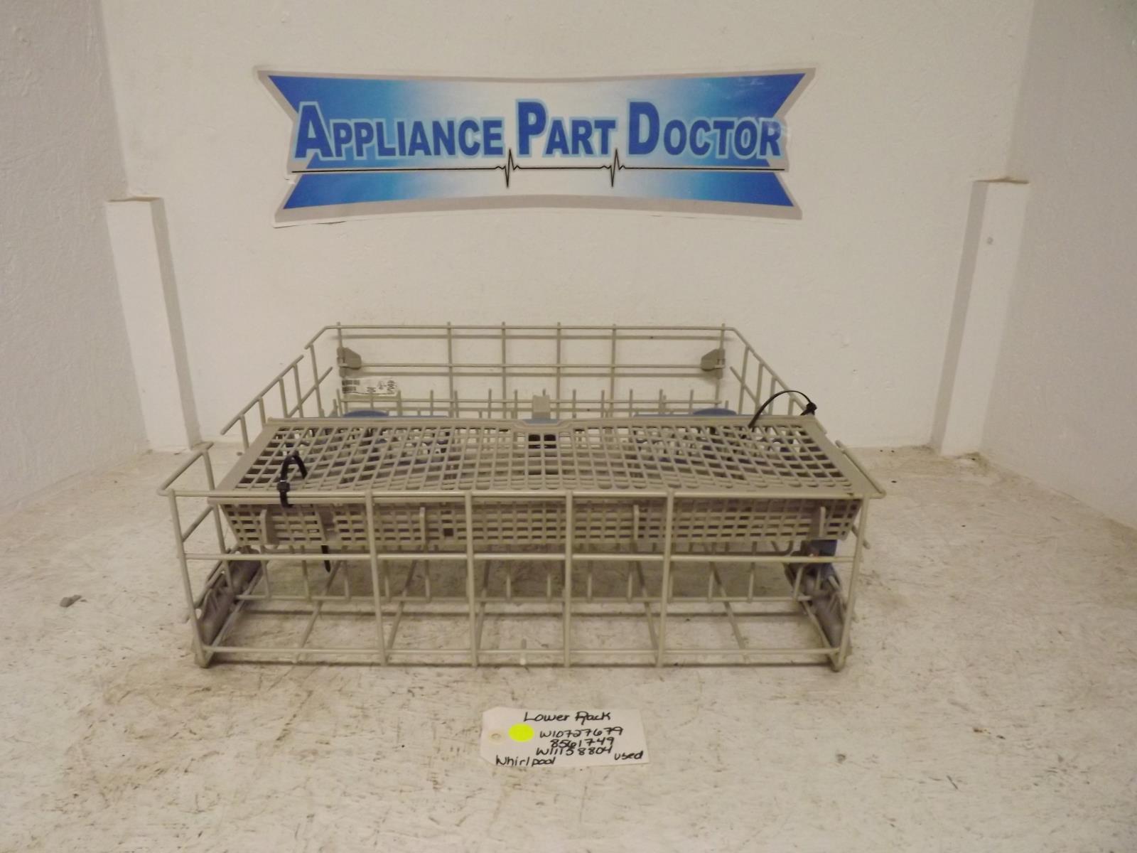 KitchenAid Dishwasher W10727679  8561749  W11158804  Lower Rack Used