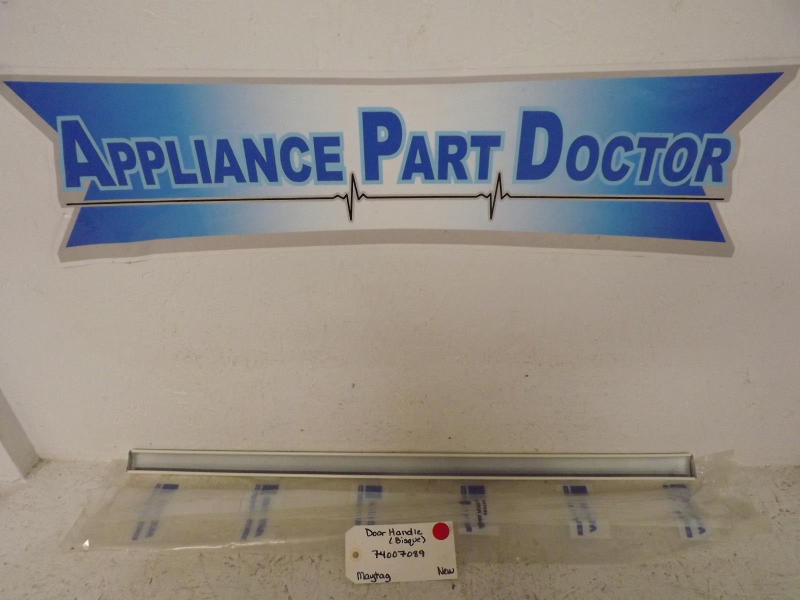 Maytag Range 74007089 Door Handle (Bisque) New