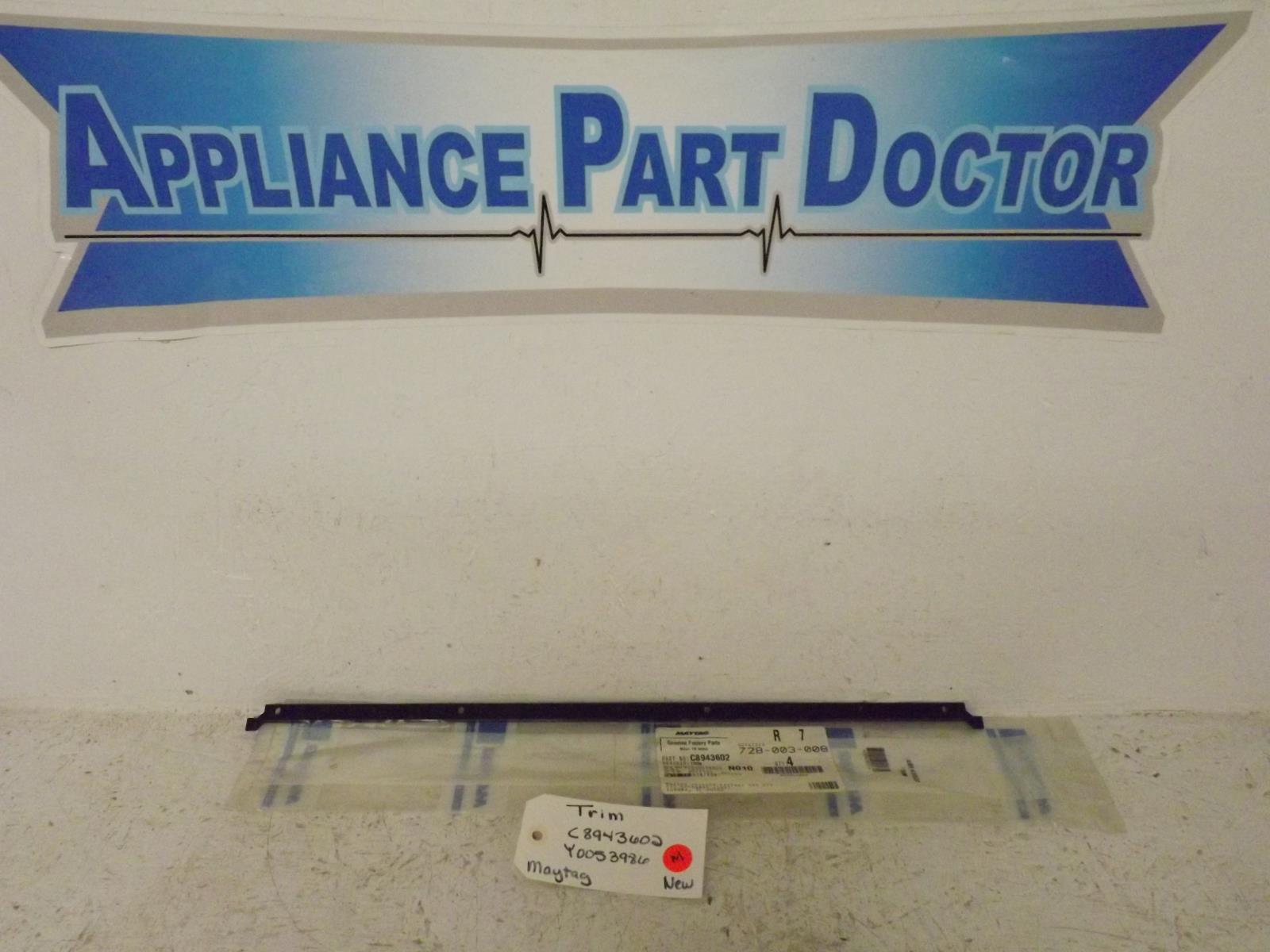 Maytag Microwave C8943602 Y0053986 Trim New