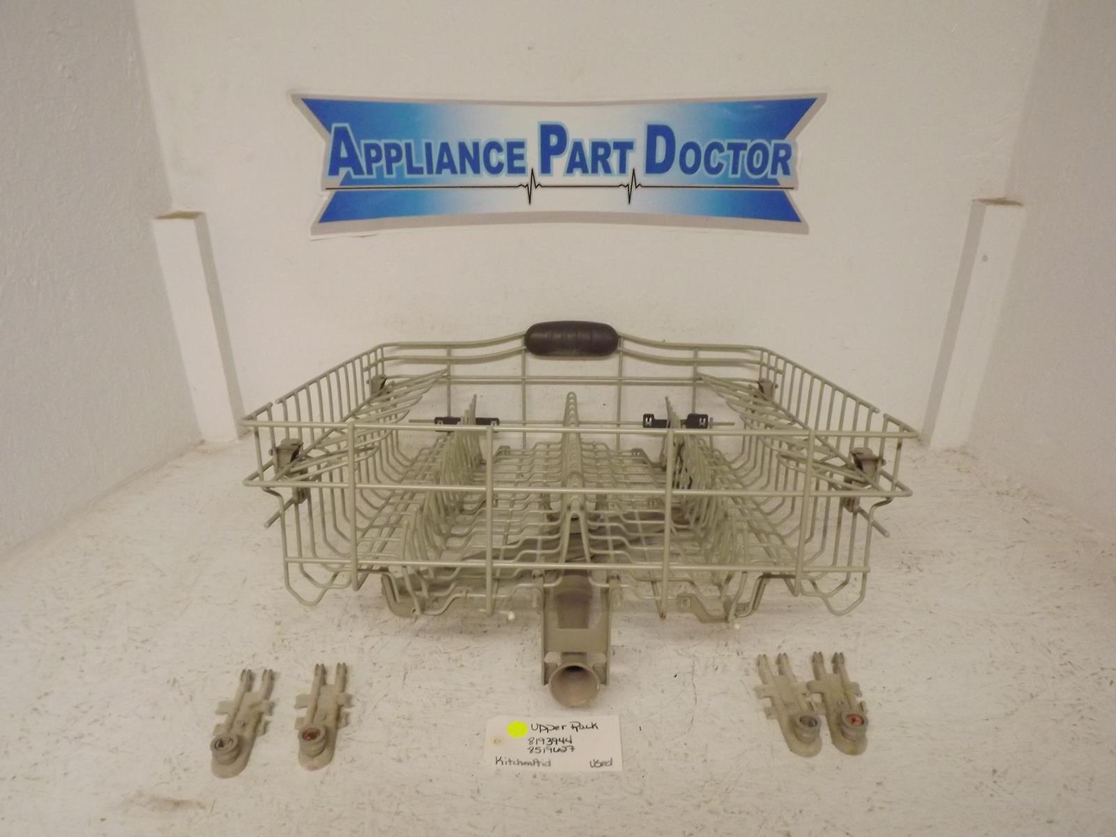 KitchenAid Dishwasher 8193944 8519627  Upper Rack Used