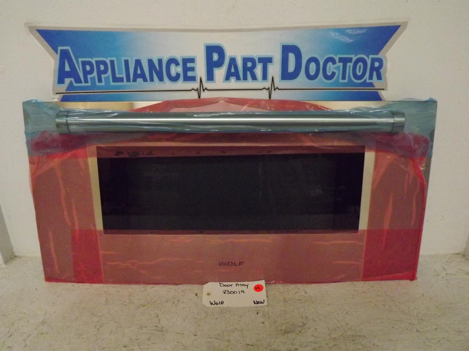 Wolf Microwave 830019 Door Assembly New