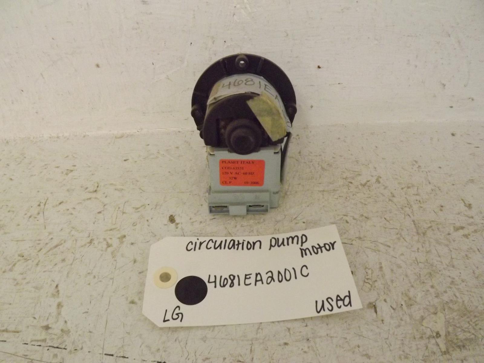LG Washer 4681EA2001C Circulation Pump Motor Used