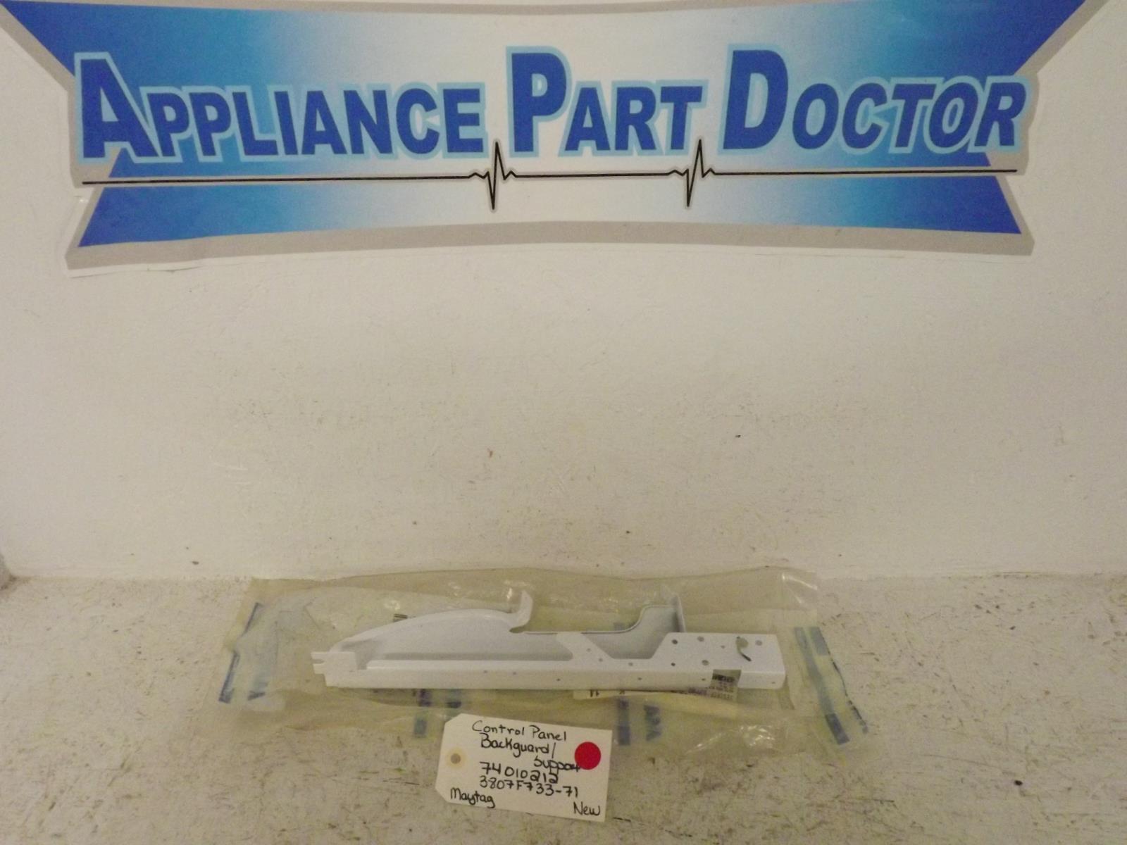 Maytag Range 74010212 3807F733-71  Control Panel Background Support New