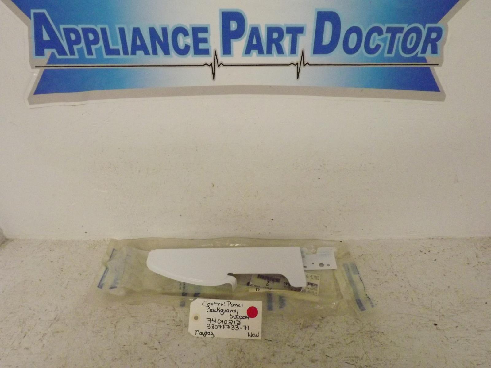 Maytag Range 74010212 3807F733-71  Control Panel Background Support New