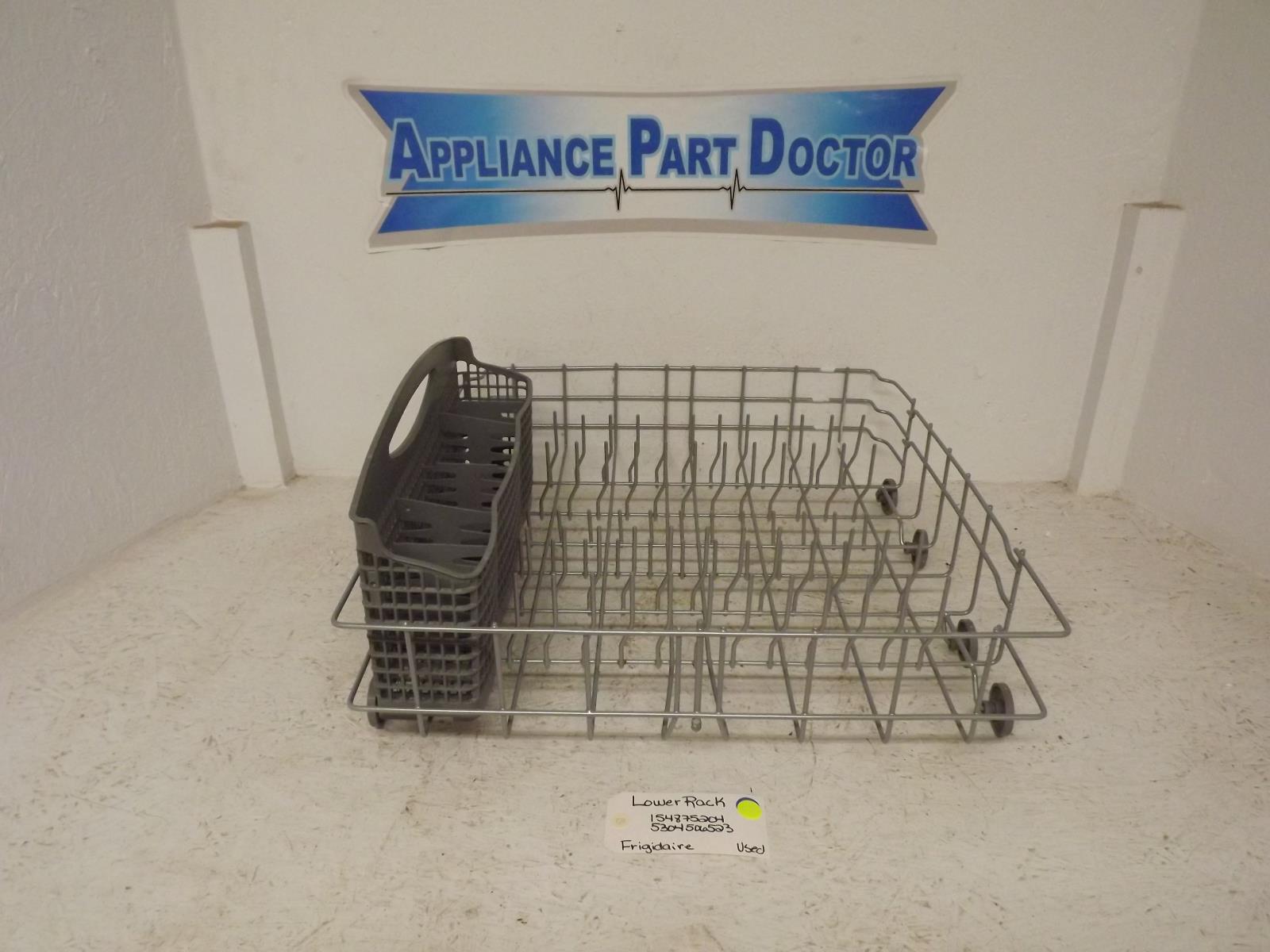 Frigidaire Dishwasher 154875204 5304506523 Lower Rack Used