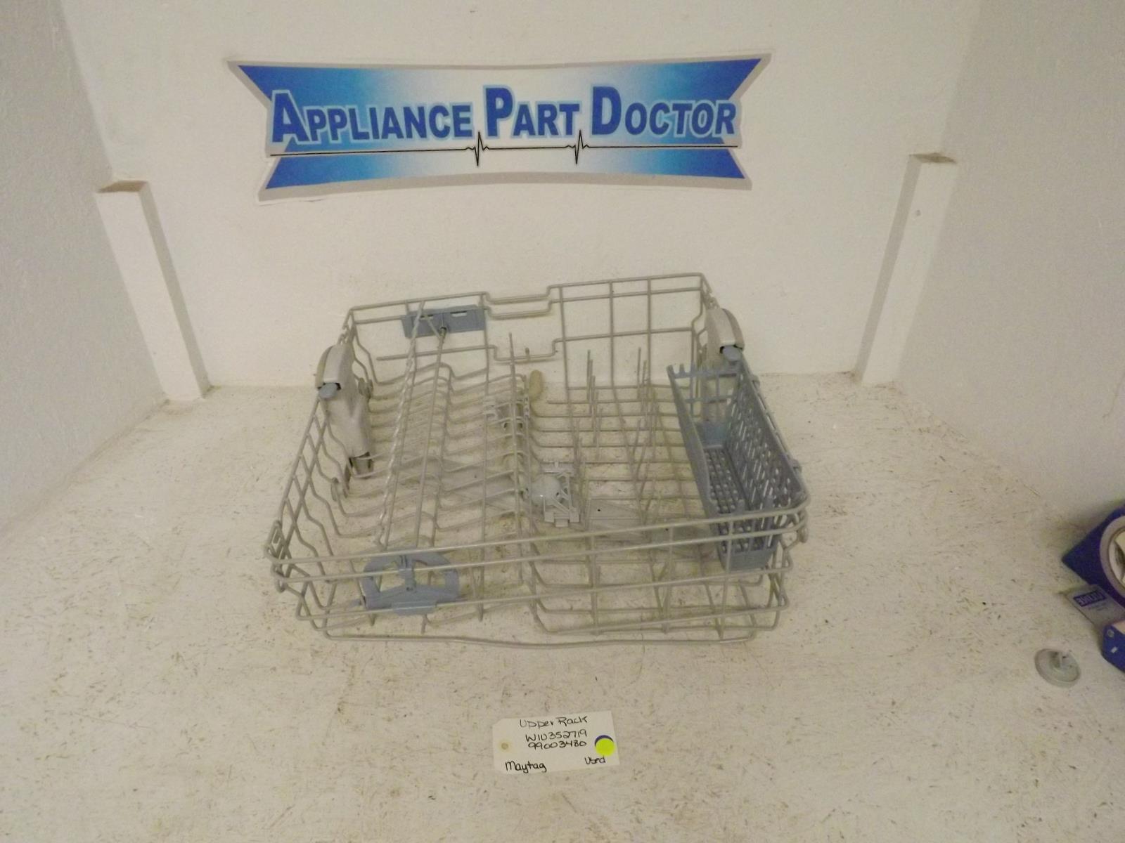 Maytag Dishwasher W10352719 99003480 Upper Rack Used