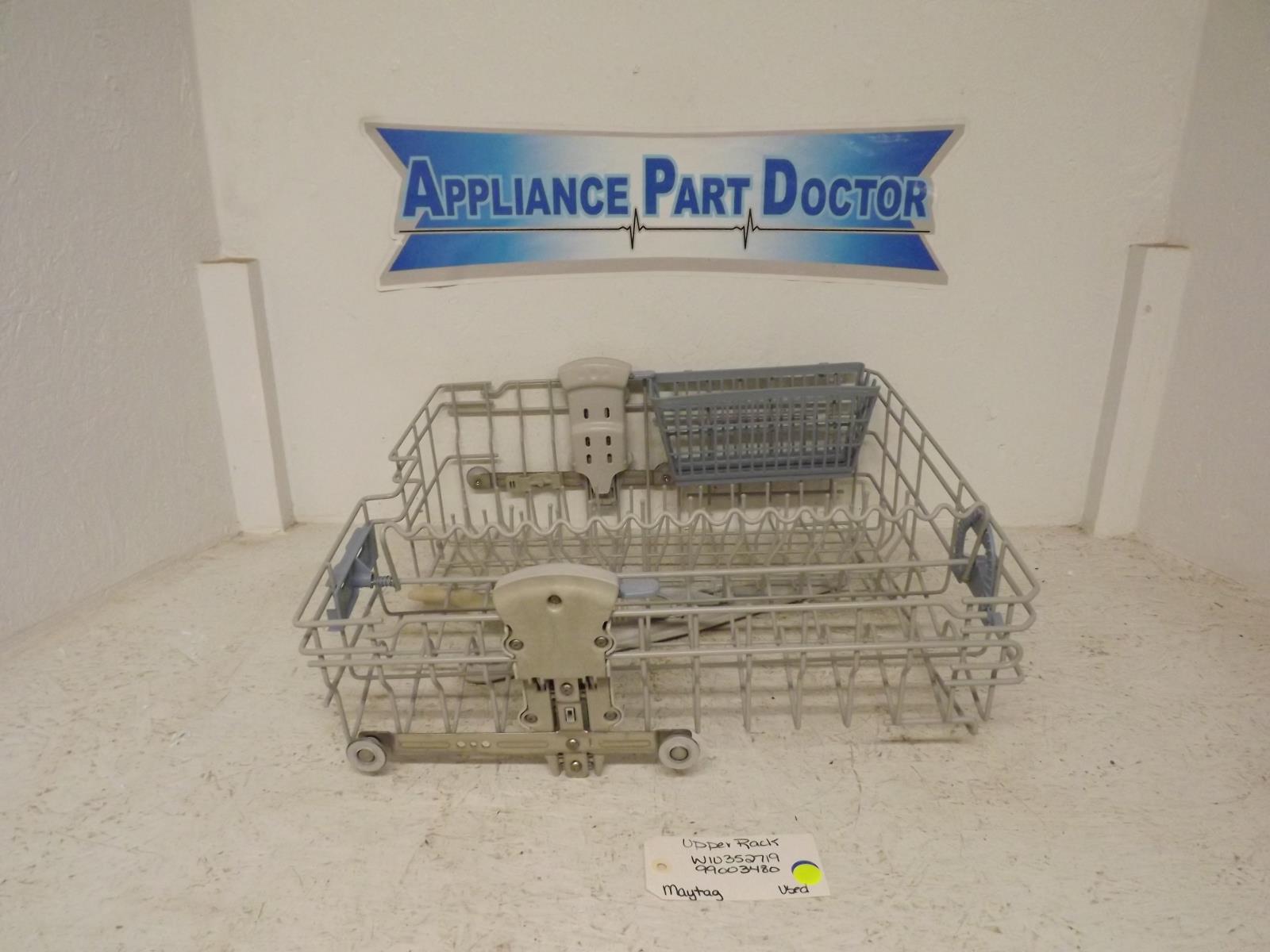 Maytag Dishwasher W10352719 99003480 Upper Rack Used