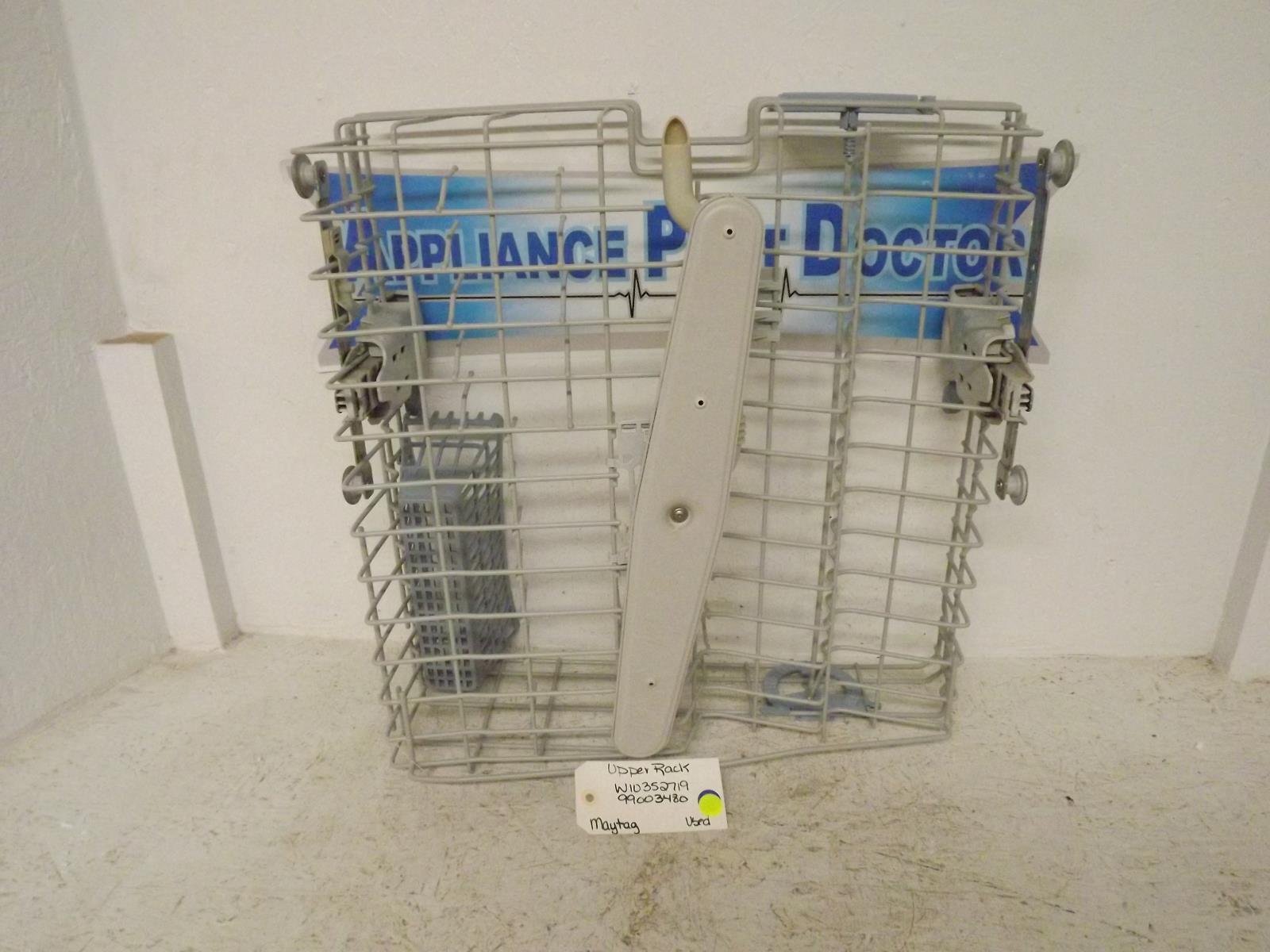 Maytag Dishwasher W10352719 99003480 Upper Rack Used