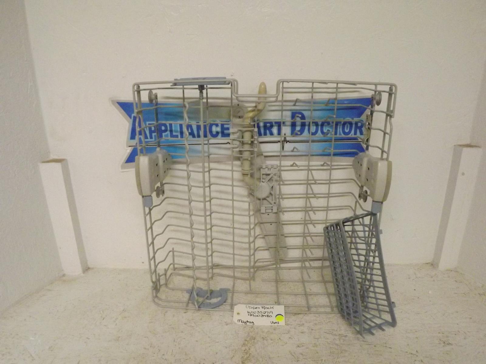 Maytag Dishwasher W10352719 99003480 Upper Rack Used
