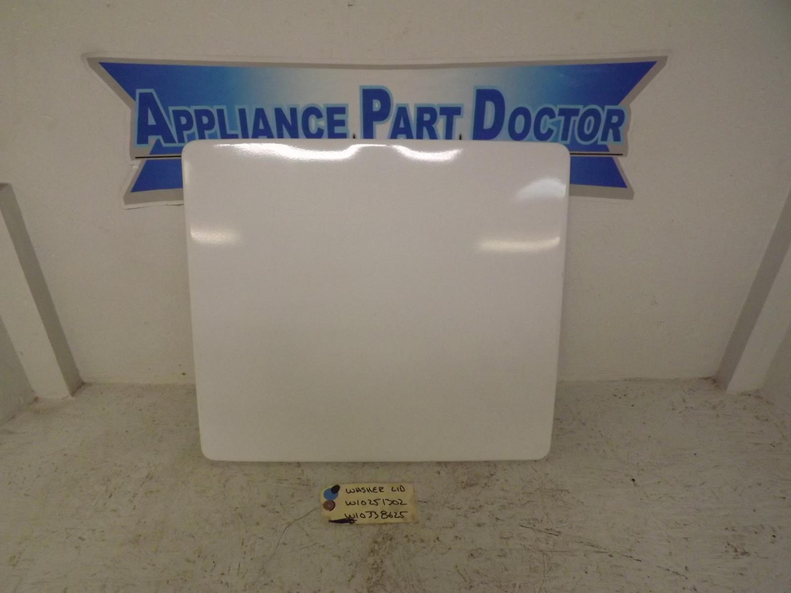 Whirlpool Washer W10251302 W10338625 Lid Used