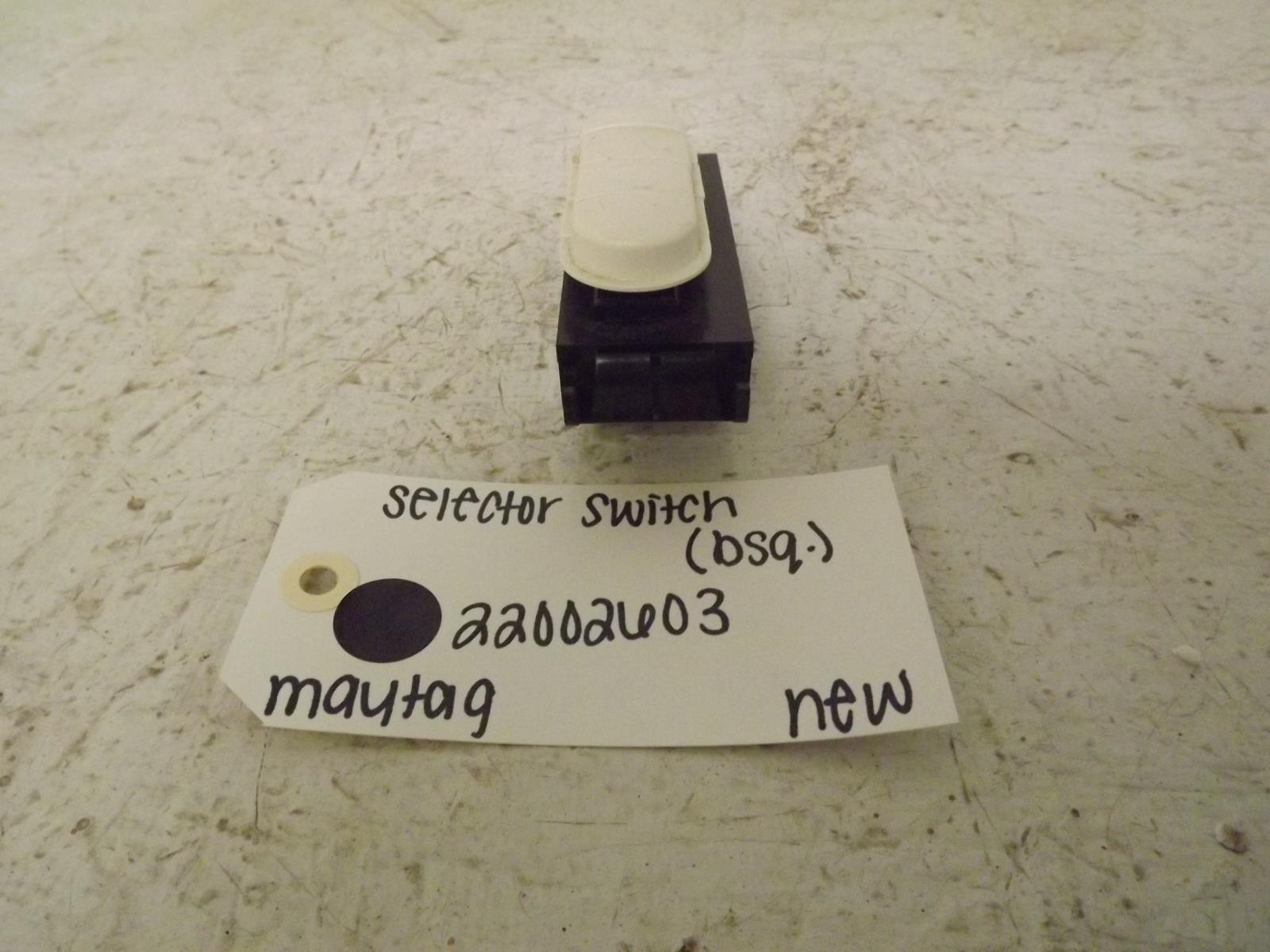 Maytag Washer 22002603 Selector Switch (Bisque) New