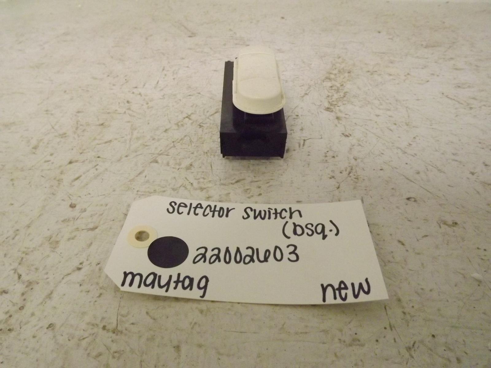 Maytag Washer 22002603 Selector Switch (Bisque) New