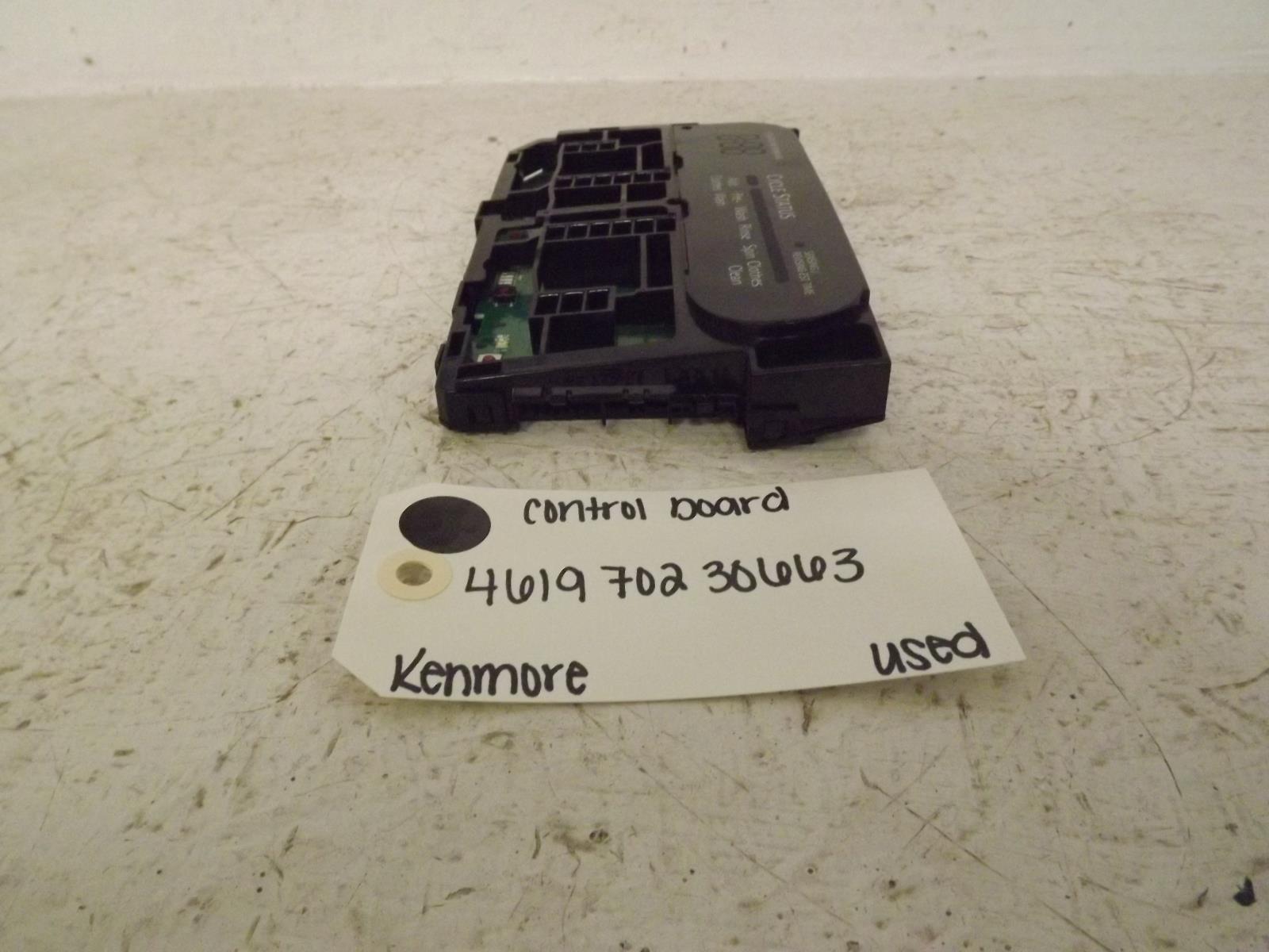 Kenmore Washer 461970230663 Control Board Used