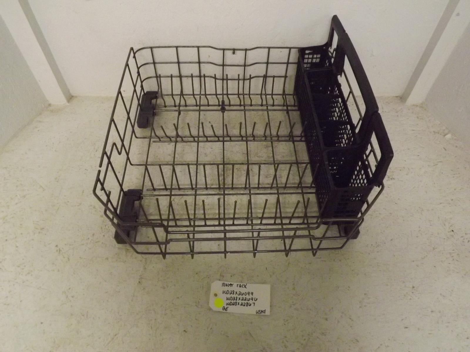GE Dishwasher WD28X26099 WD28X22696 WD28X22867 Lower Rack Used