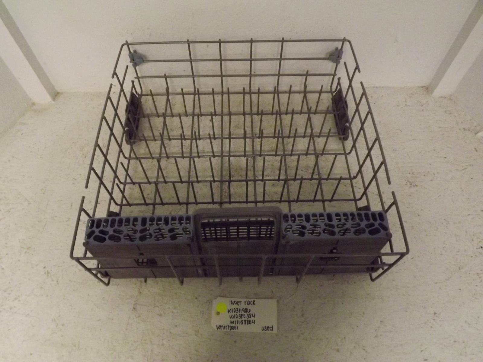 Whirlpool Dishwasher W10311986 W10380384 W11158804 Lower Rack Used