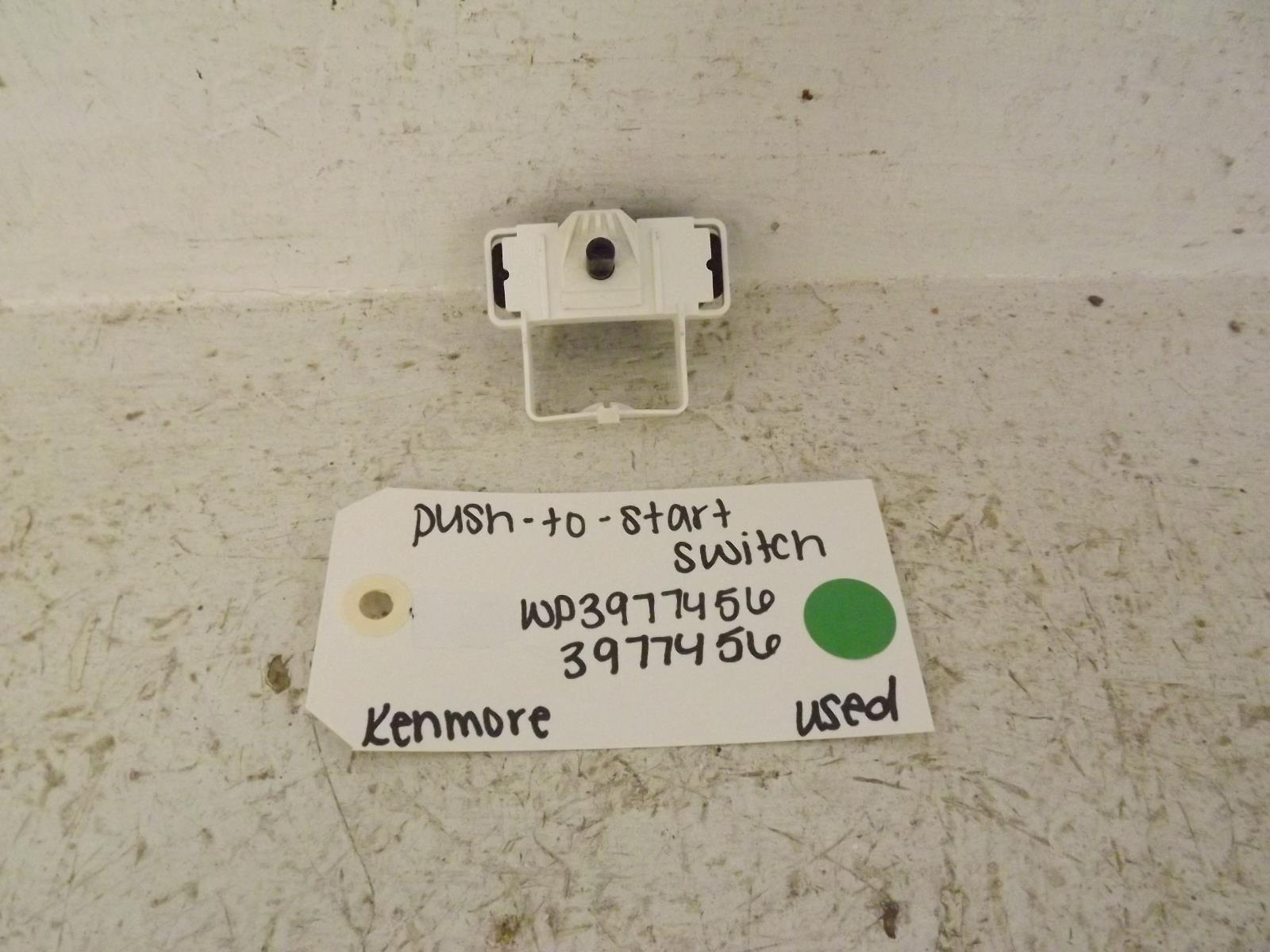 Kenmore Dryer WP3977456 3977456 Push-To-Start Switch Used