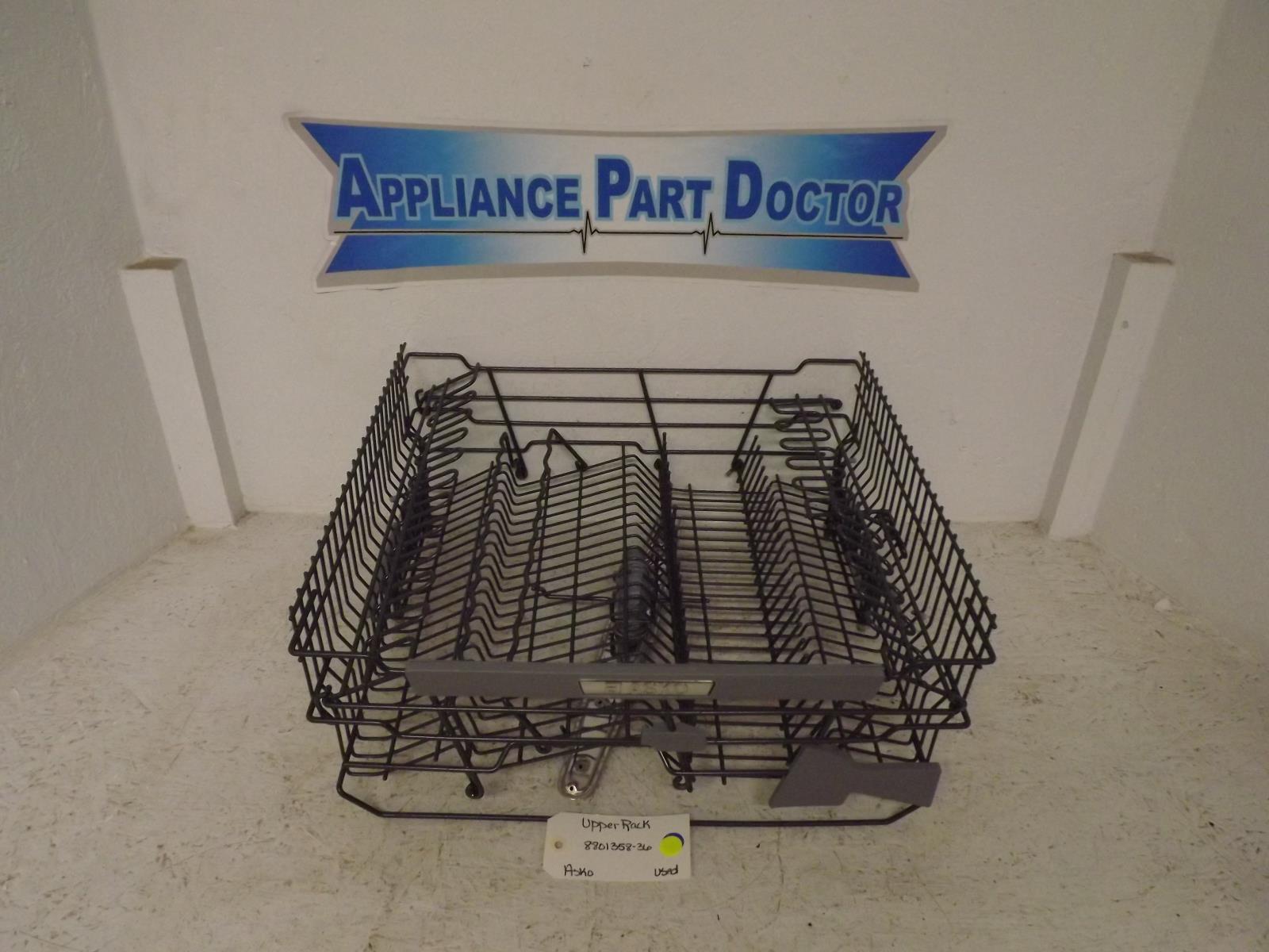 Asko Dishwasher 8801358-36 Upper Rack Used