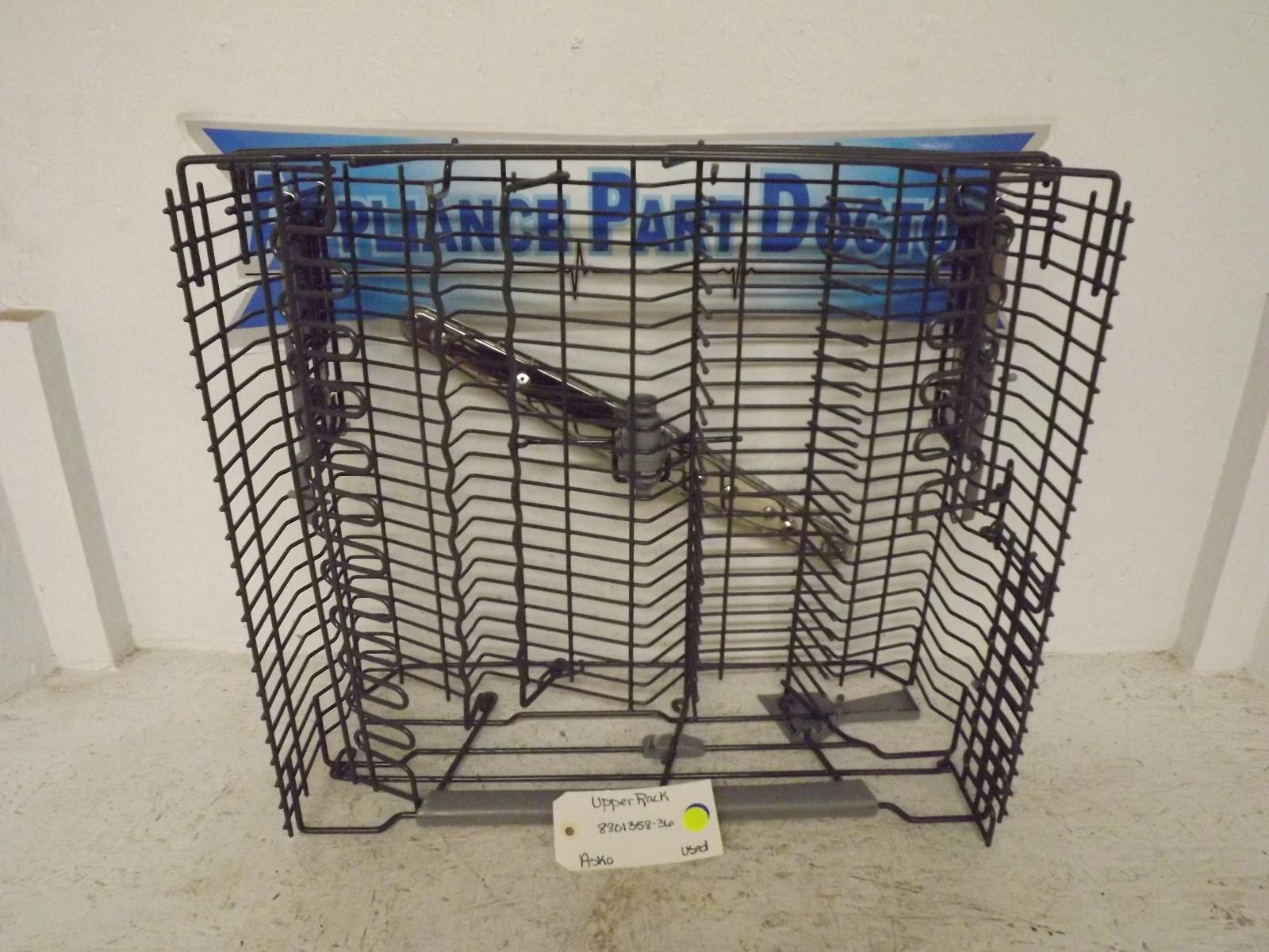 Asko Dishwasher 8801358-36 Upper Rack Used