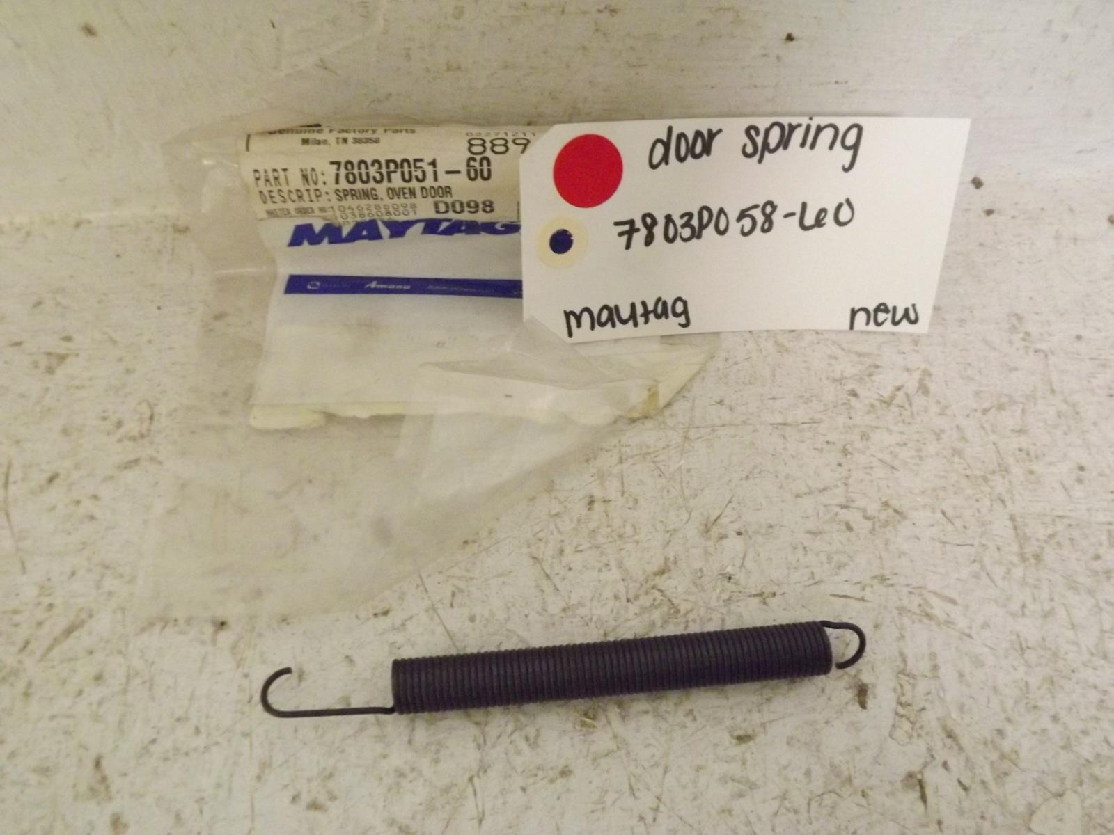 Maytag Range 7803P058-60 Door Spring New