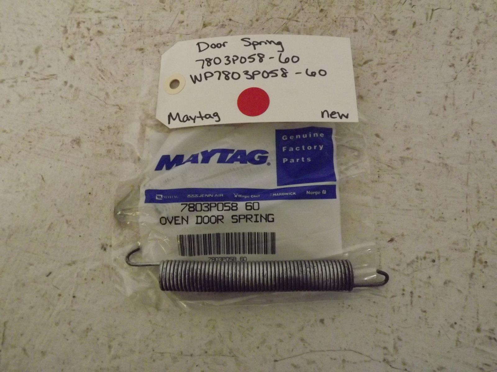 Maytag Stove Door Spring New