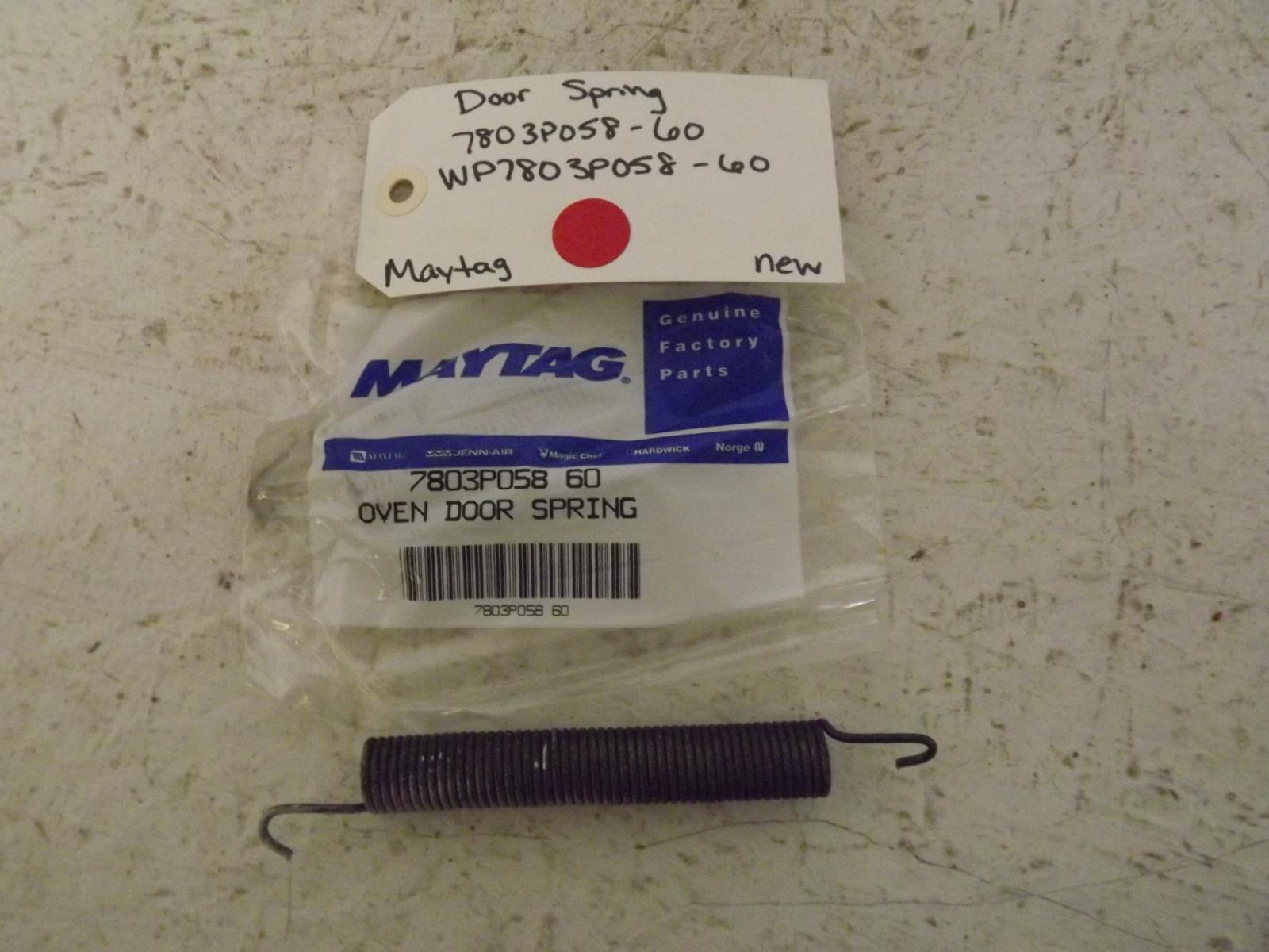Maytag Stove Door Spring New