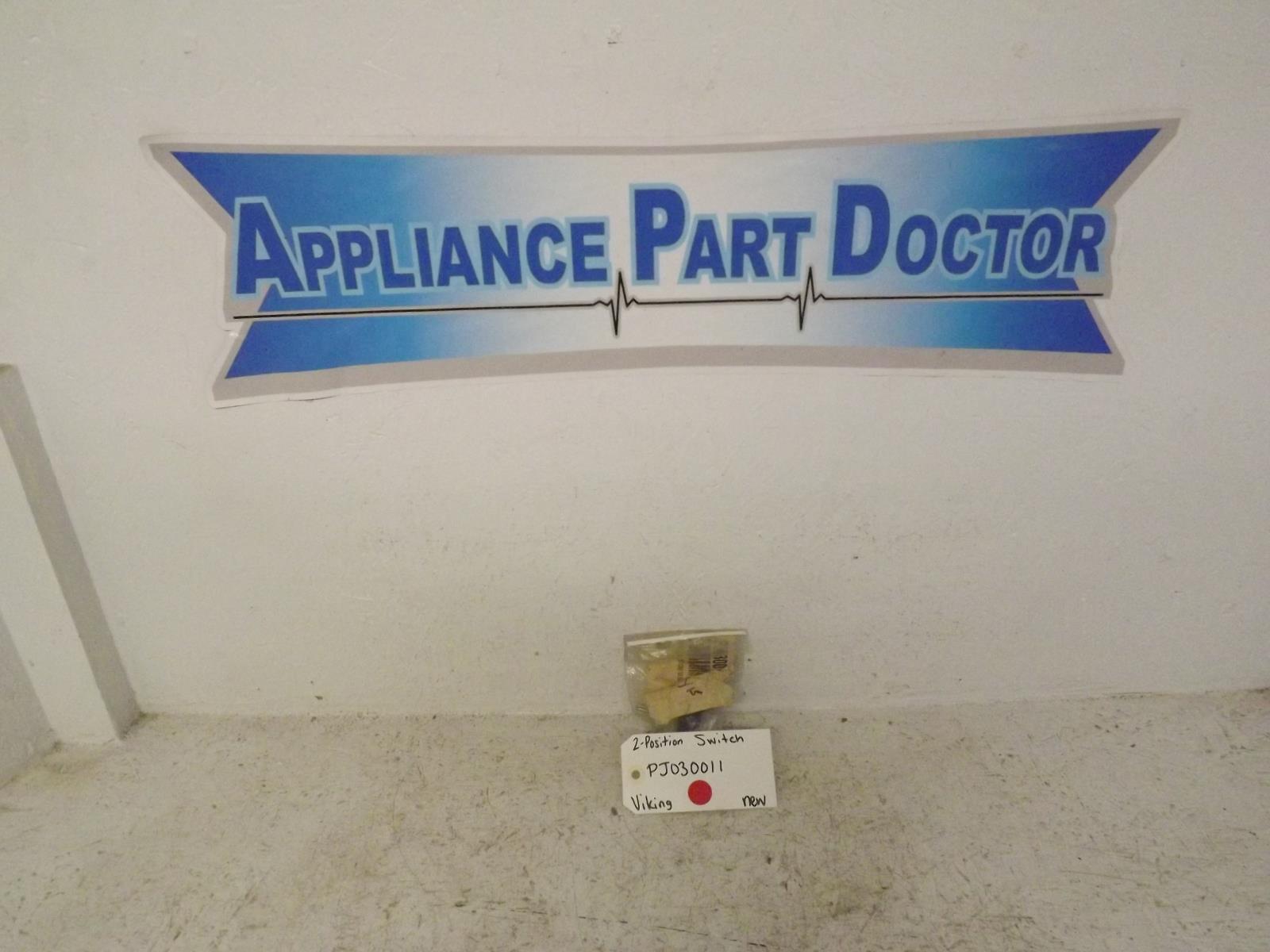 Viking Stove PJ030011 2-Position Switch New