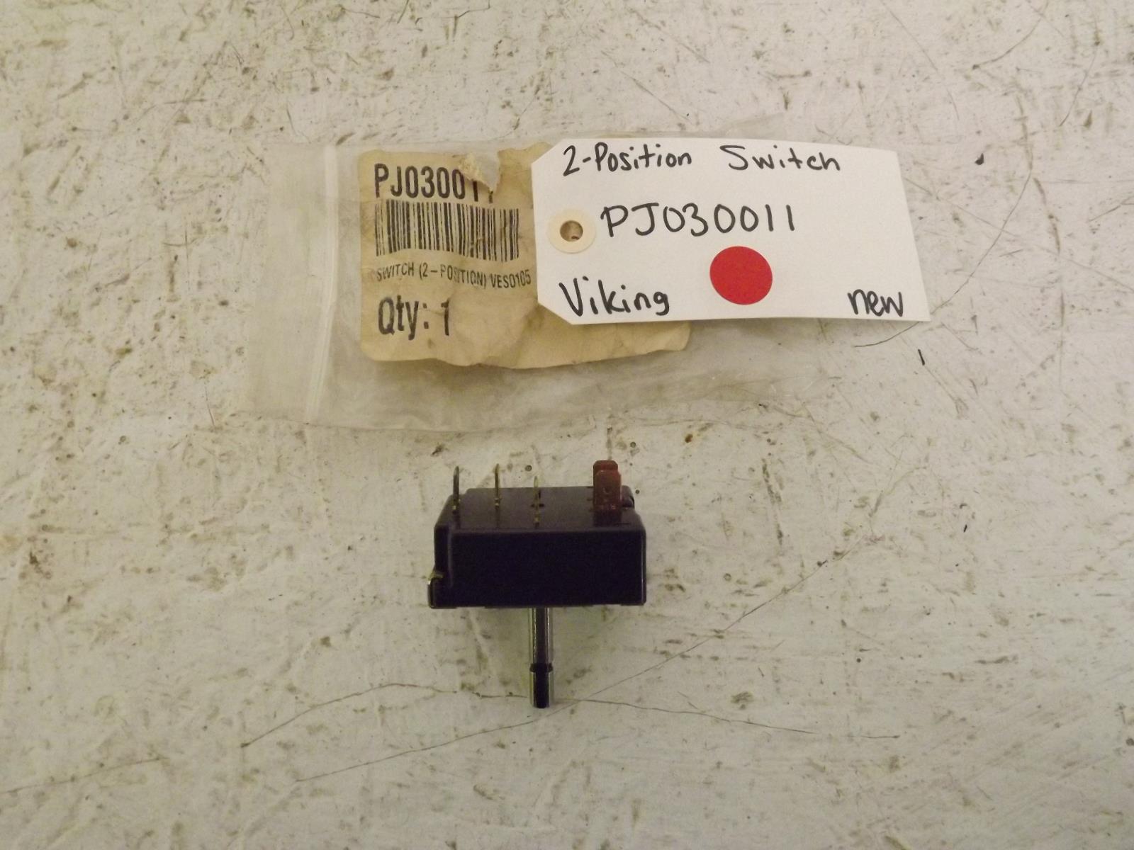 Viking Stove PJ030011 2-Position Switch New