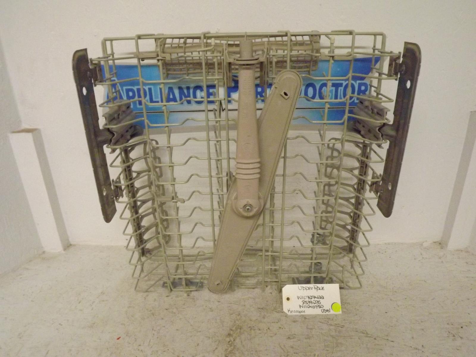 Kenmore Dishwasher W10727422 8539235 W11240750 Upper Rack Used