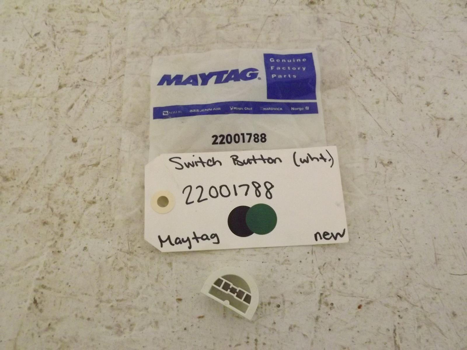 Maytag Washer/Dryer 22001788 Switch Button (white) New