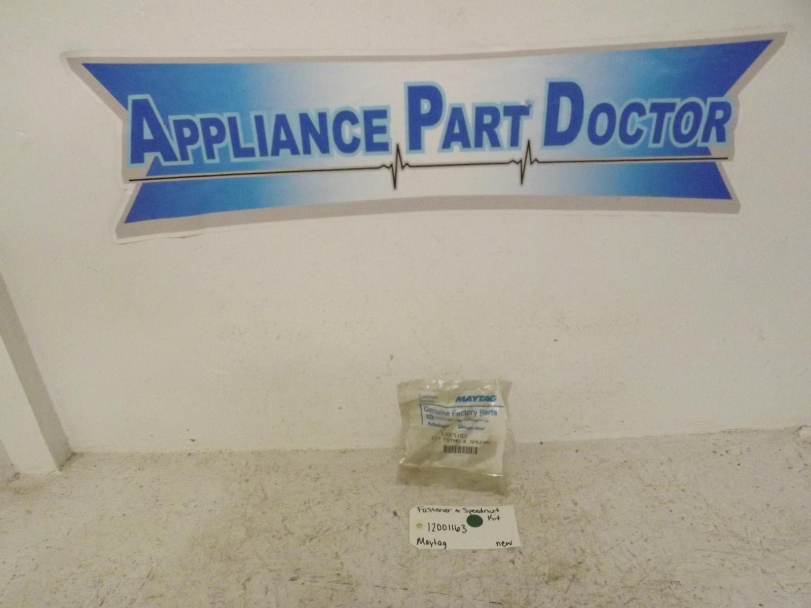 Maytag Dryer 12001163 Fastener & Speednut Kit New