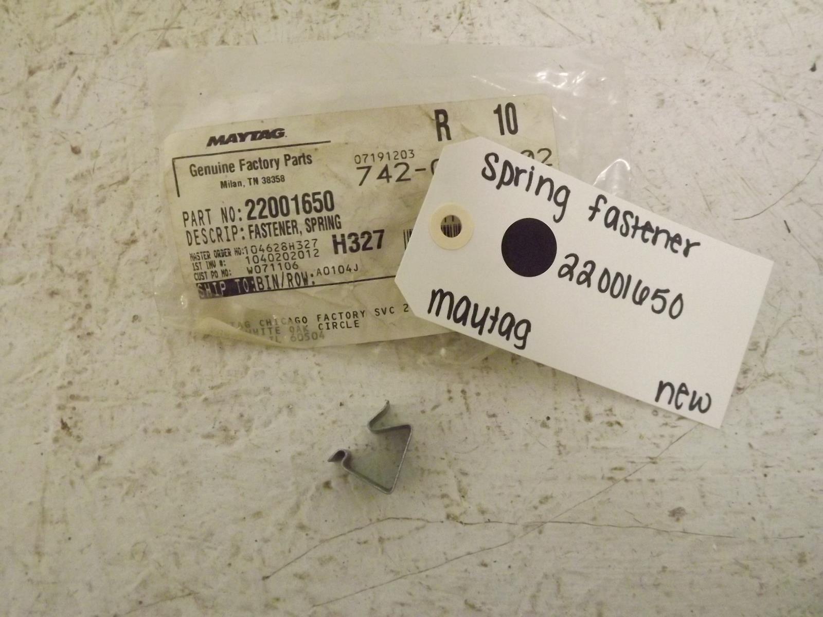 Maytag Washer 22001650 Spring Fastener New