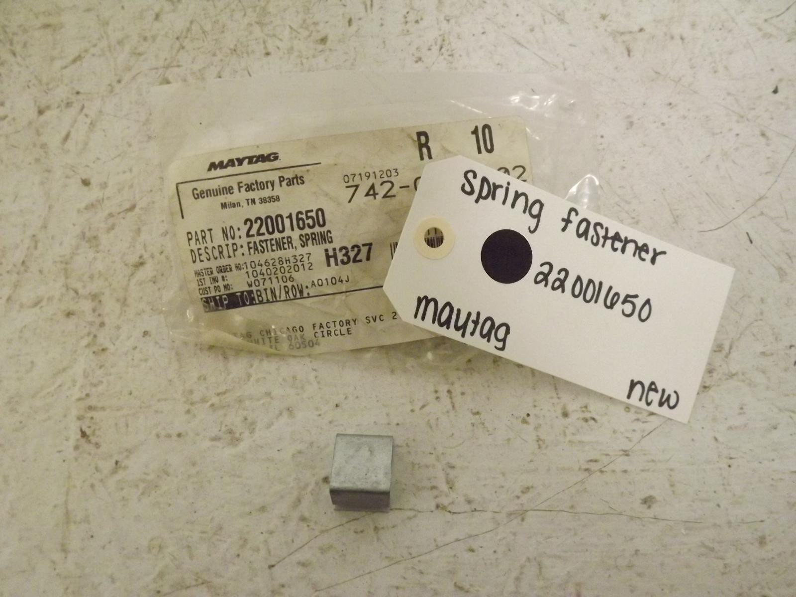 Maytag Washer 22001650 Spring Fastener New