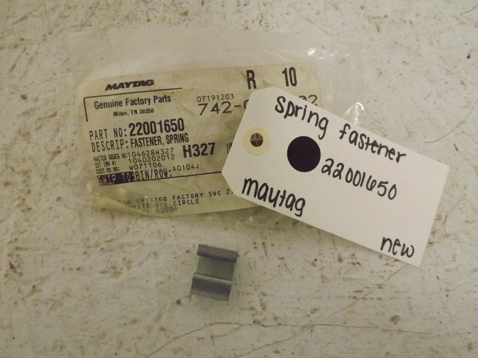Maytag Washer 22001650 Spring Fastener New