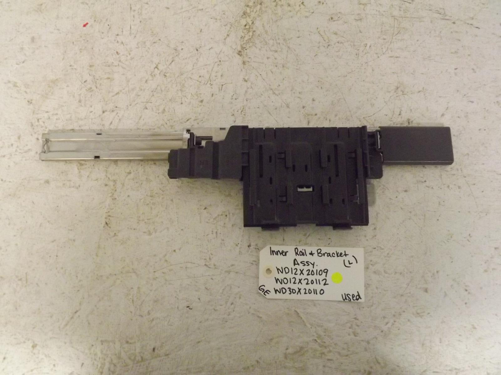 GE Dishwasher WD12X20209 WD12X20112 WD30X20110 Inner Rail & Bracket Assy(L)Used