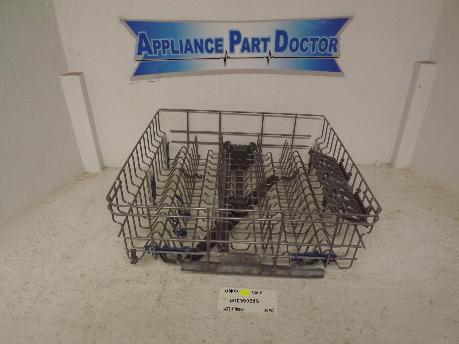 Whirlpool Dishwasher W10350380 Upper Rack Used