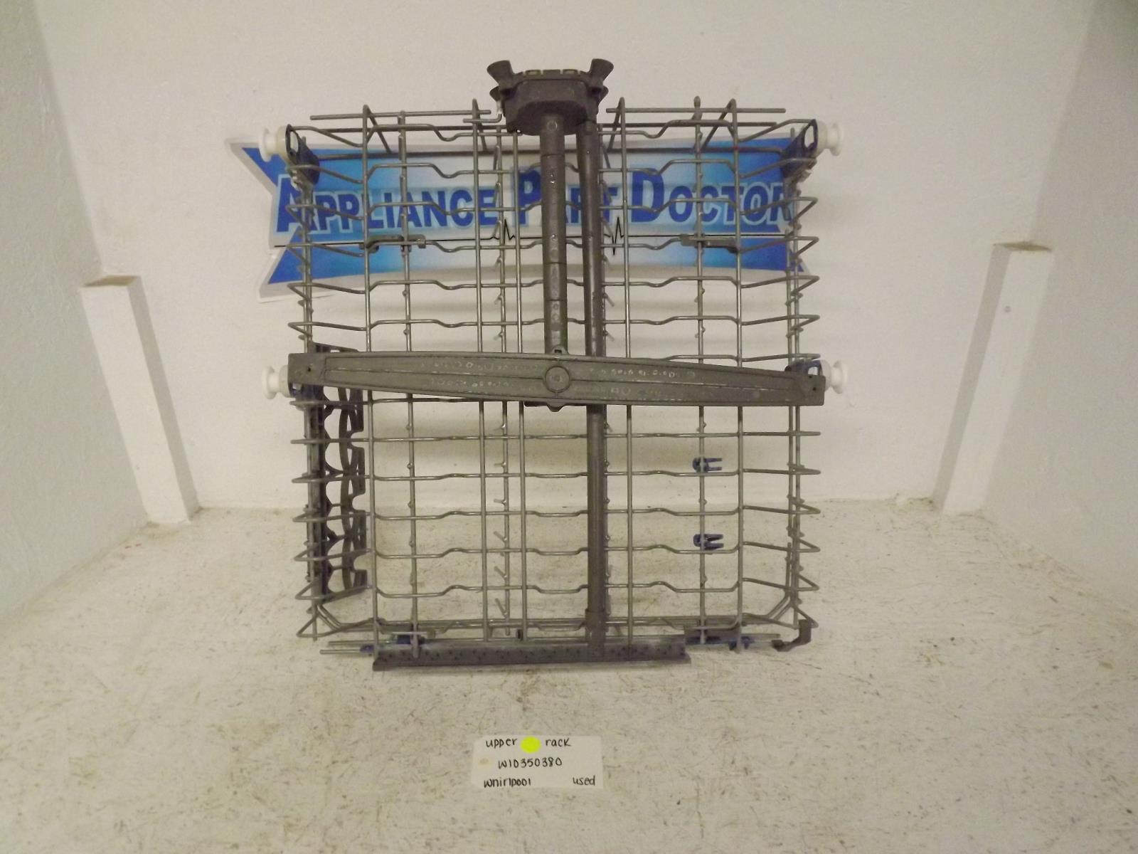 Whirlpool Dishwasher W10350380 Upper Rack Used