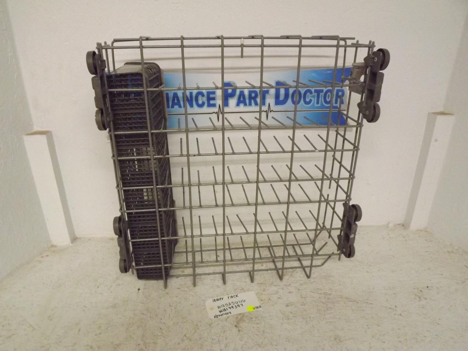 Kenmore Dishwasher W10525646 W10179397 Lower Rack Used