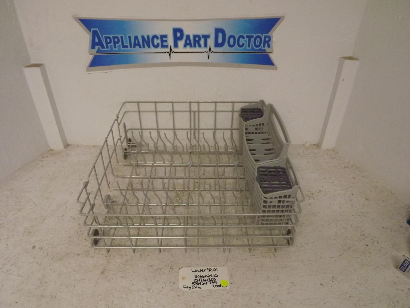 Frigidaire Dishwasher 808602402 154866803 5304521739 Lower Rack Used