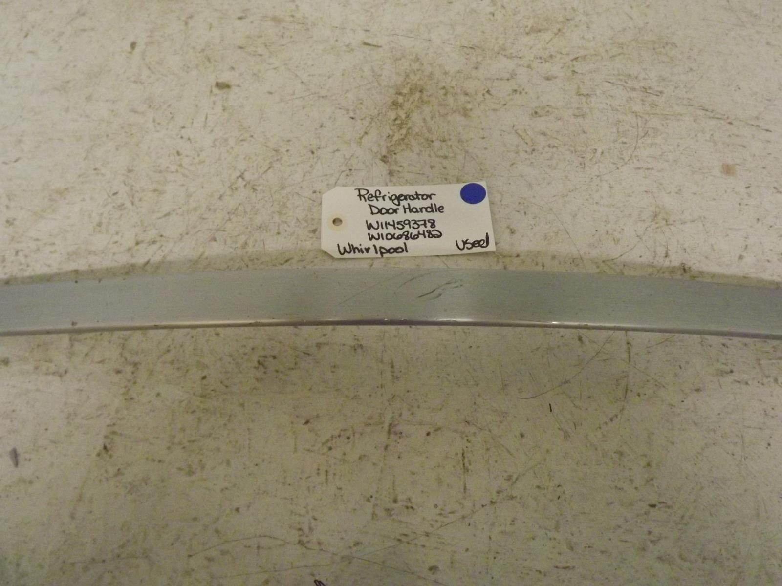 Whirlpool Refrigerator W11459378 W10686482 Refrigerator Door Handle Used
