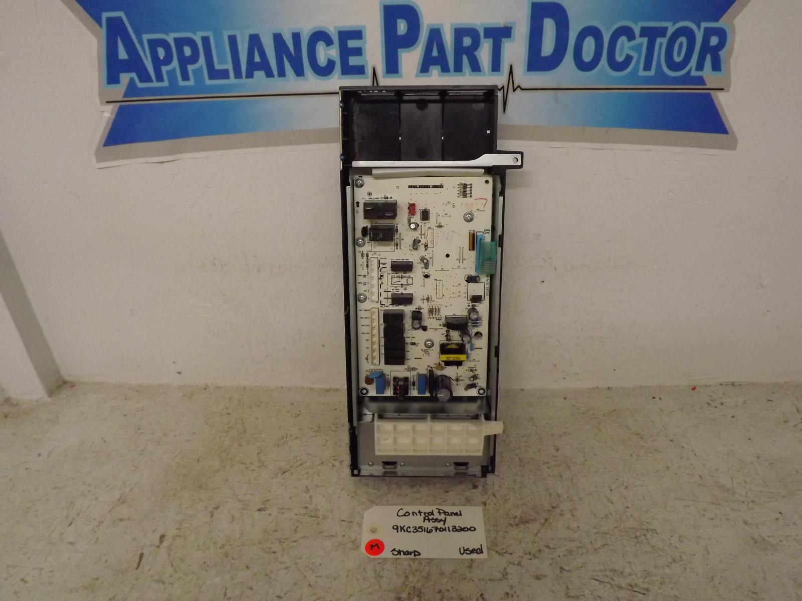 Sharp Microwave 9kc351670113200 Control Panel Assy Used