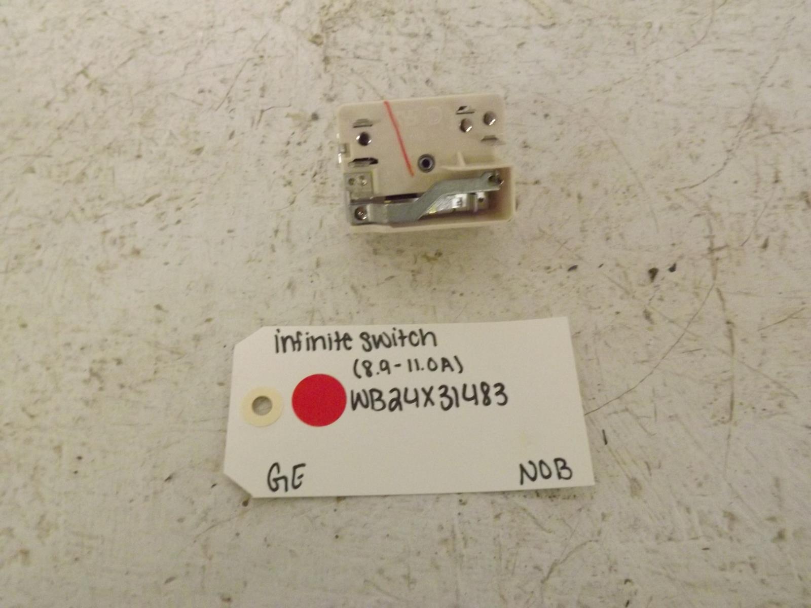 GE Range WB24X31483 Infinite Switch (8.9 - 11.0A) NOB