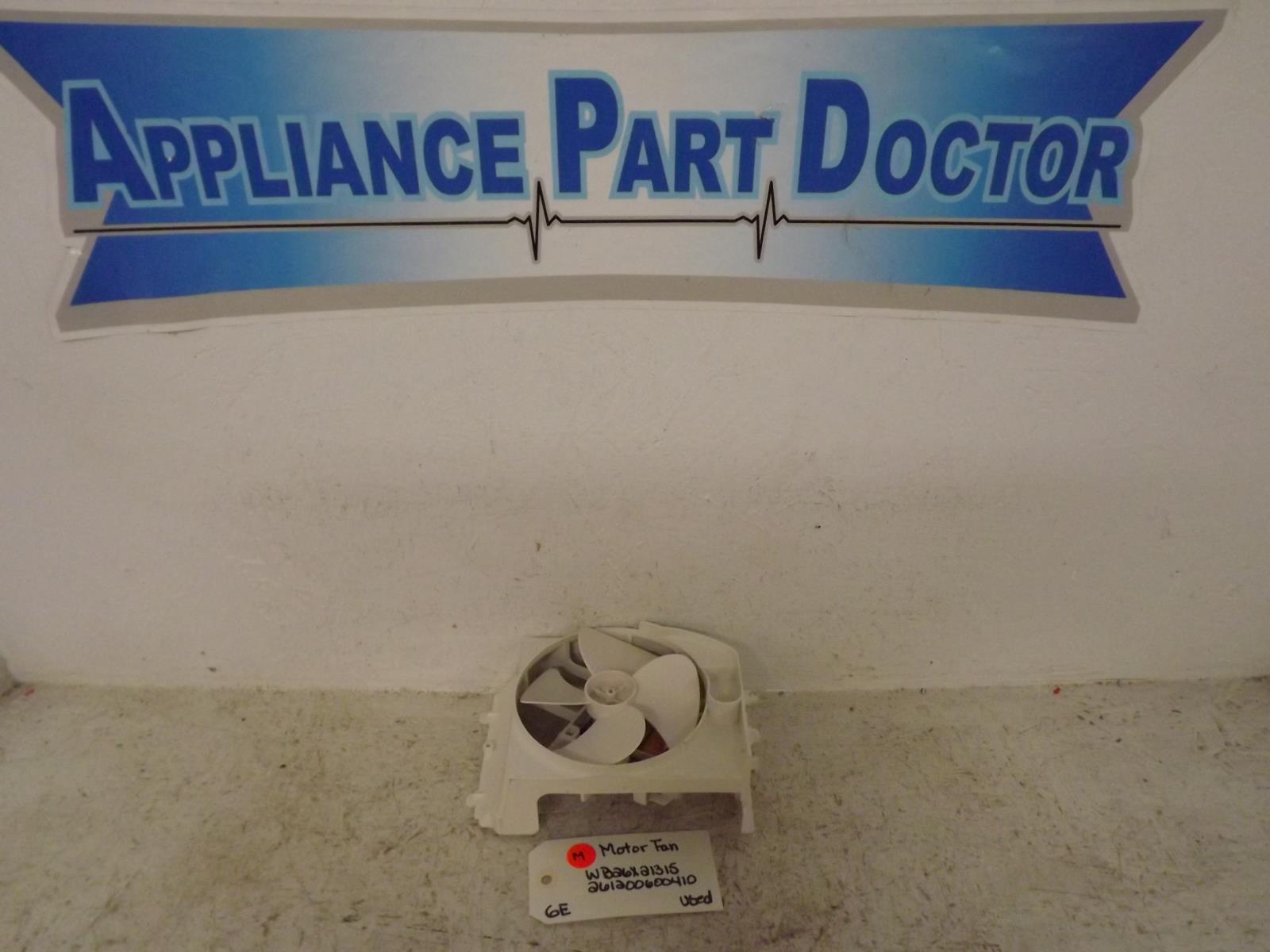 GE Microwave WB26X21315 261200600410 Motor Fan Used