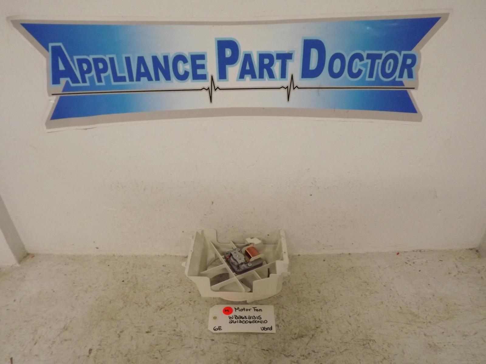 GE Microwave WB26X21315 261200600410 Motor Fan Used