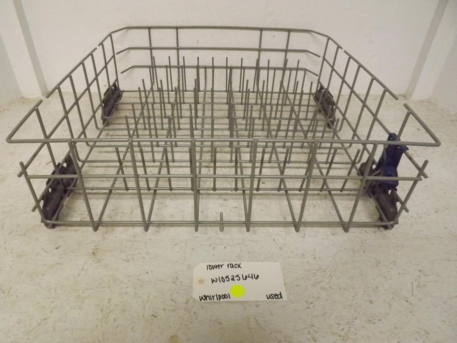 Whirlpool Dishwasher W10525646 Lower Rack Used