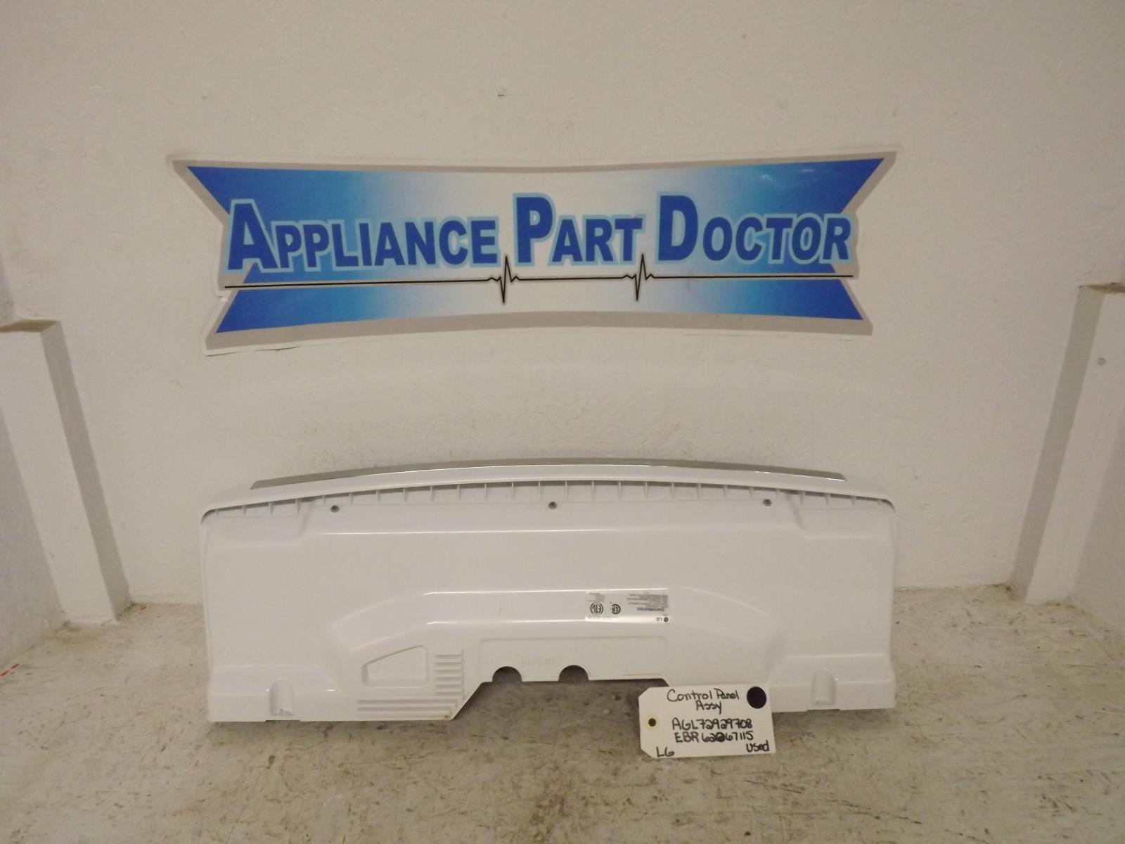 LG Washer AGL72929708 EBR62267115 Control Panel Assy Used