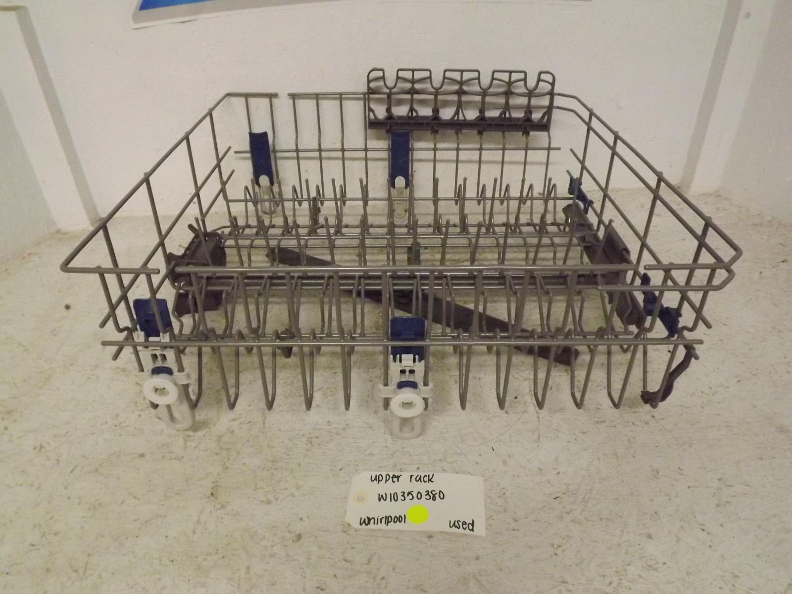 Whirlpool Dishwasher W10350380 Upper Rack Used