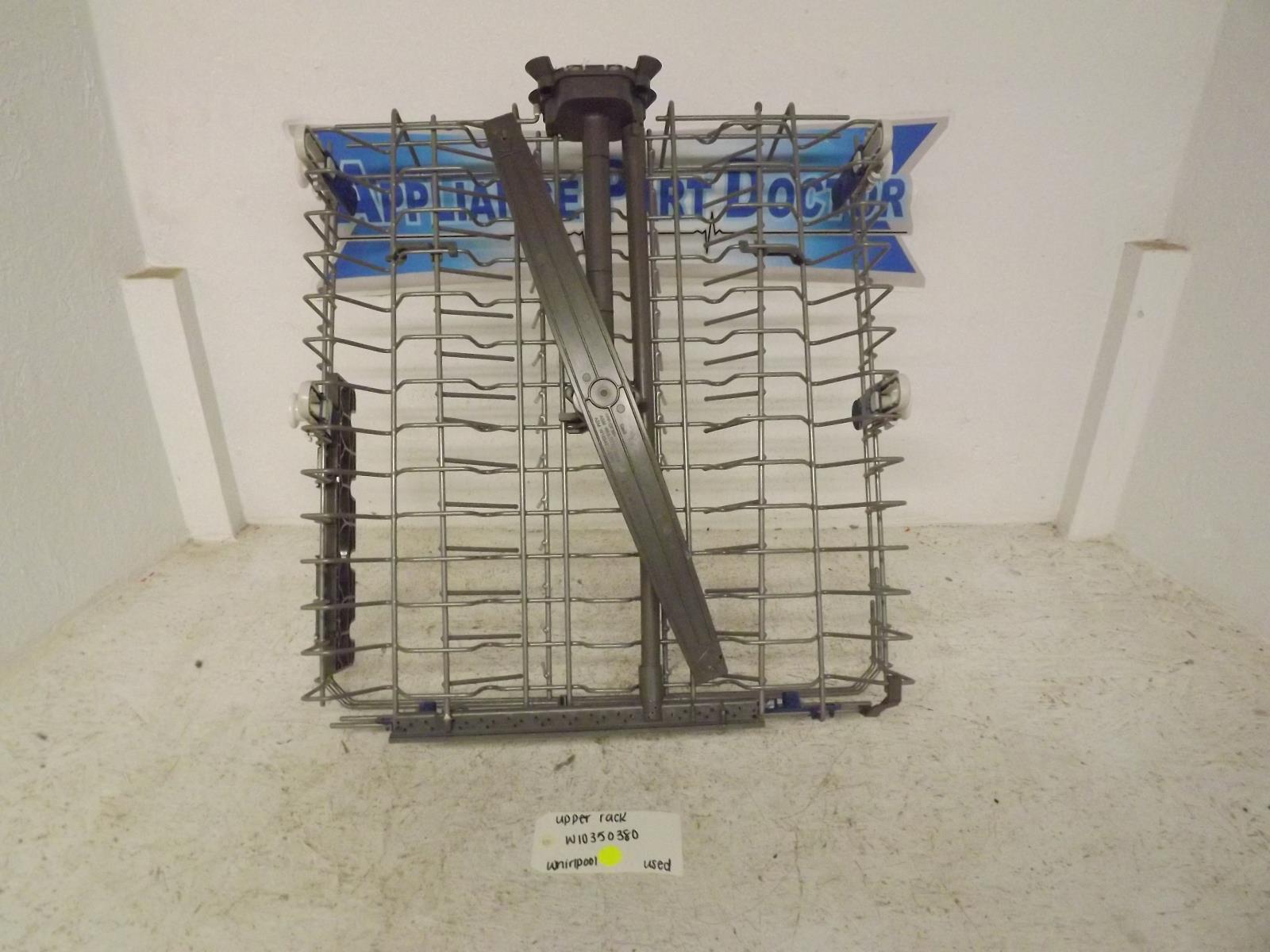 Whirlpool Dishwasher W10350380 Upper Rack Used