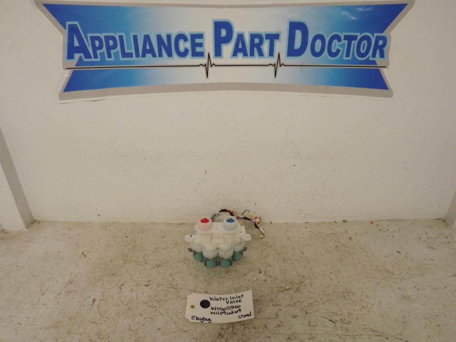 Maytag Washer W11165546 W11096267 Water Inlet Valve Used